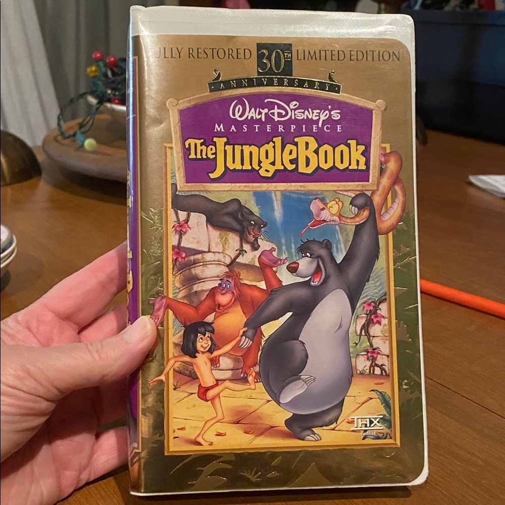 Walt Disney VHS Tape Collection Vintage 1980-1990’s - The Jungle Book